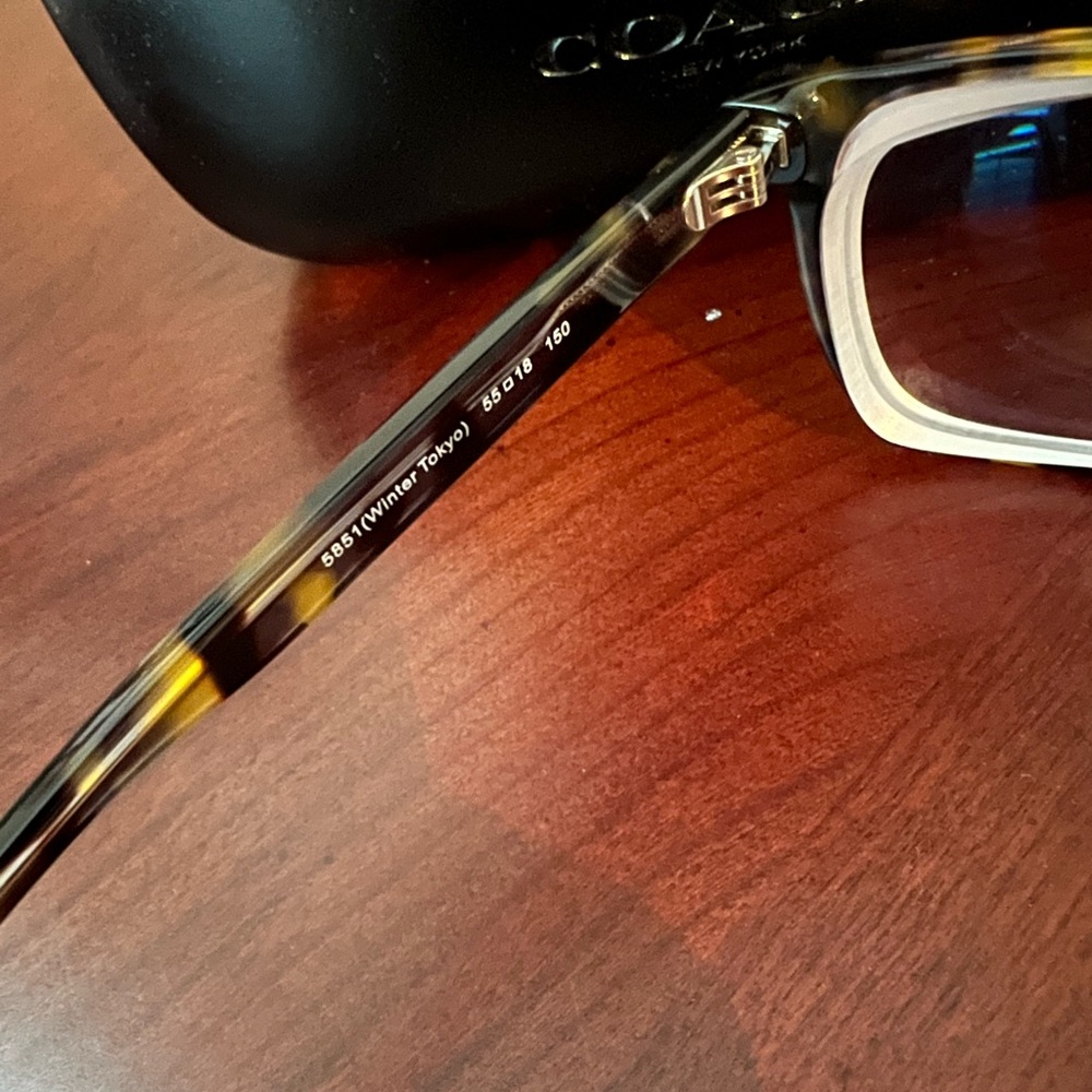 Coach Tortoise Shell Glasses - Picture 3 of 5